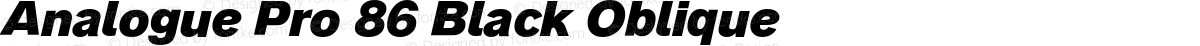 Analogue Pro 86 Black Oblique