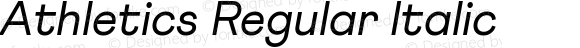 Athletics Regular Italic