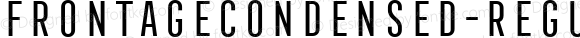 FrontageCondensed-Regular