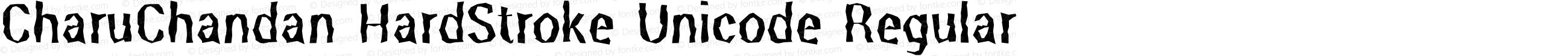 CharuChandan HardStroke Unicode Regular