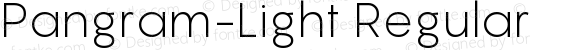 Pangram-Light