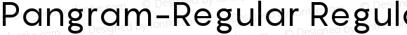 Pangram-Regular Regular