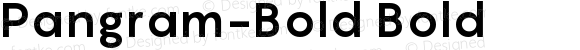 Pangram-Bold Bold