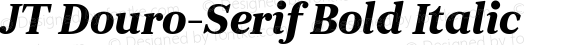 JTDouro-Serif-BoldItalic