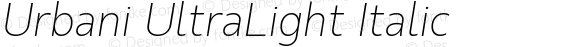 Urbani UltraLight Italic