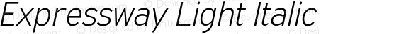 Expressway Light Italic