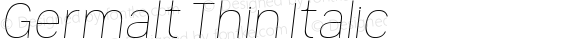 Germalt-ThinItalic