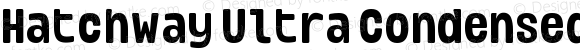 Hatchway Ultra Condensed SemiBold