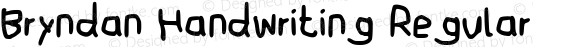 Bryndan Handwriting Regular Version 3