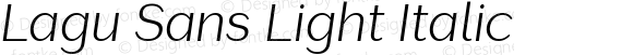 LaguSans-LightItalic