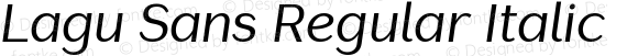 LaguSans-RegularItalic