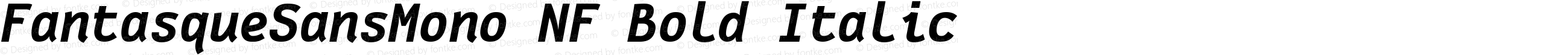 Fantasque Sans Mono Bold Italic Nerd Font Plus Font Awesome Plus Font Linux Mono Windows Compatible
