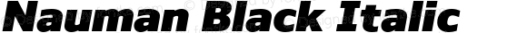 Nauman Black Italic