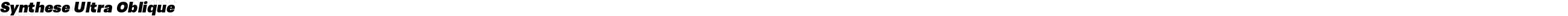 Synthese Ultra Oblique