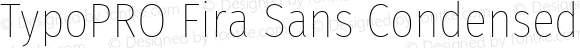 TypoPRO Fira Sans Condensed Thin