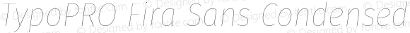 TypoPRO Fira Sans Condensed Eight Italic