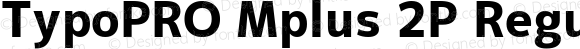 TypoPRO Mplus 2P Regular
