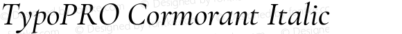 TypoPRO Cormorant Book Italic