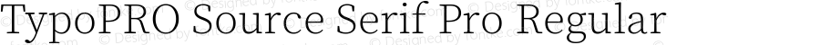 TypoPRO Source Serif Pro Regular