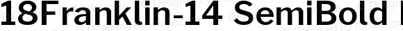 18Franklin-14 SemiBold Regular