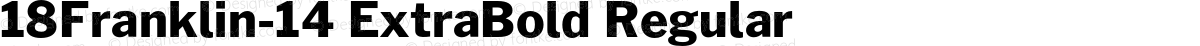 18Franklin-14 ExtraBold Regular