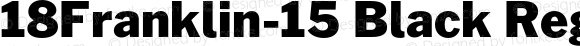 18Franklin-15 Black Regular