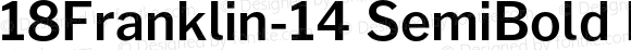 18Franklin-14 SemiBold Regular