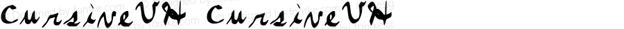 CursiveVH Regular