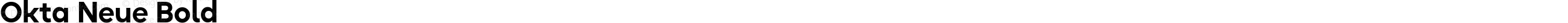 Okta Neue Bold