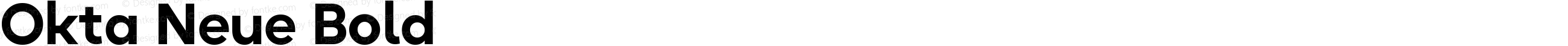 Okta Neue Bold