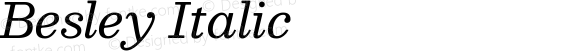 Besley Italic