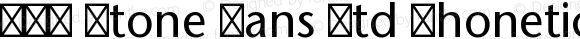 ITC Stone Sans Std Phonetic