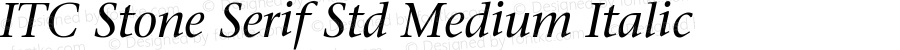 StoneSerifStd-MediumItalic