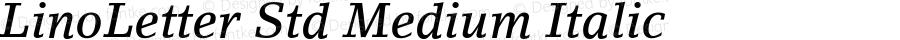 LinoLetterStd-MediumItalic