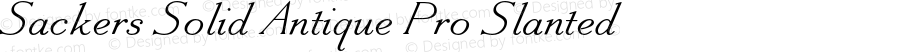 Sackers Solid Antique Pro Slanted Version 1.001, build 37, s3