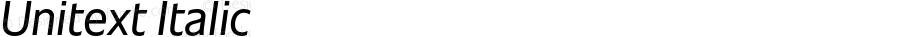 Unitext Italic