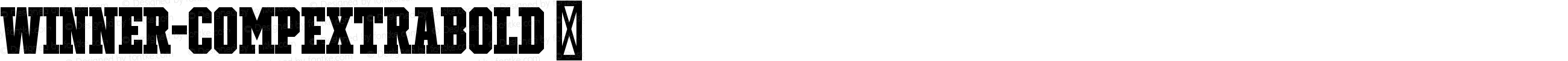 Winner-CompExtraBold ☞