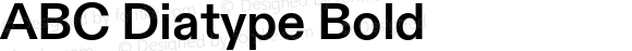 ABC Diatype Bold