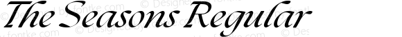 The Seasons Bold Italic