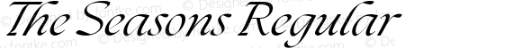 The Seasons Italic