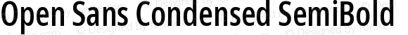 Open Sans Condensed SemiBold