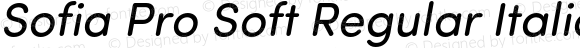 Sofia Pro Soft Regular Italic