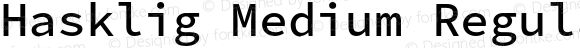 Hasklig Medium Nerd Font Complete Mono