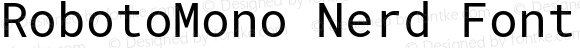 Roboto Mono Nerd Font Complete