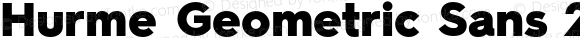 HurmeGeometricSans2 Black