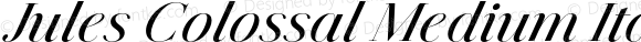 Jules Colossal Medium Italic