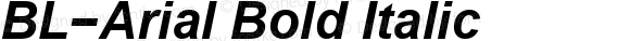 BL-Arial Bold Italic