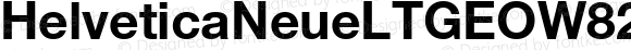 HelveticaNeueLTGEOW82-75Bd Regular
