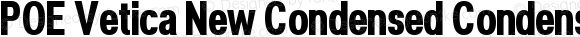 POE Vetica New Condensed Condensed Bold