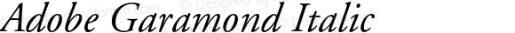 AGaramond-Italic